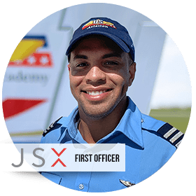 JSX First officer