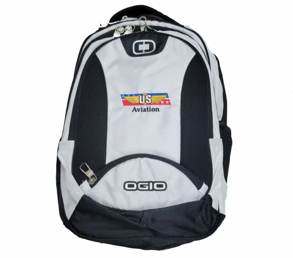 US Aviation OGIO Backpack in Black and White