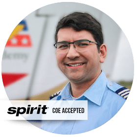 Certified Flight Instructor to Spirit First Officer