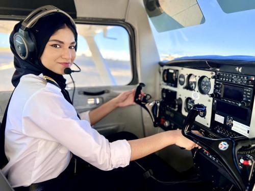 International Flight School Student Women