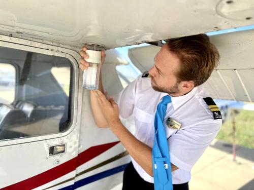 International Flight Training Student