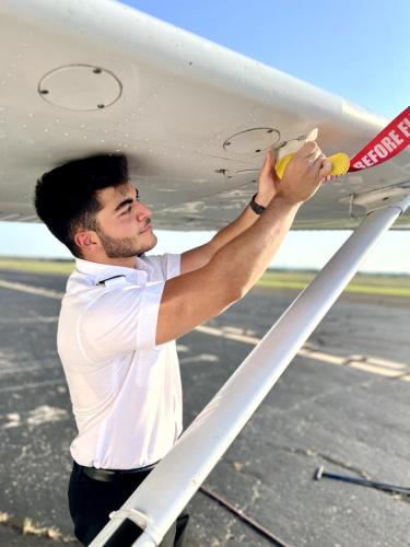 International Flight Training Student