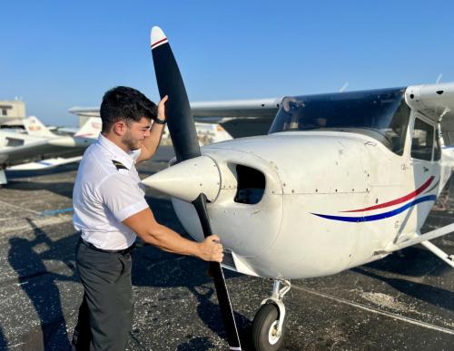 International Flight Training Student